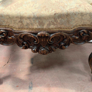 Richly carved state chair, Napoleon III period – 19th century