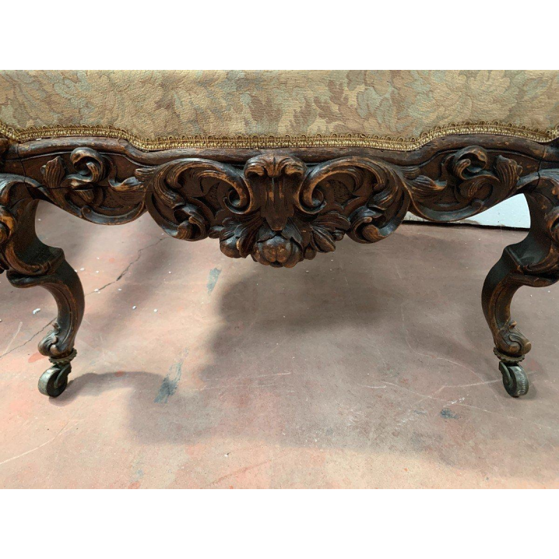 Richly carved state chair, Napoleon III period – 19th century