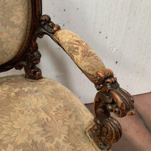 Rijk bewerkte staatsstoel, periode Napoleon III – 19e eeuw