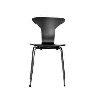 Arne Jacobsen for Fritz Hansen, Butterfly 3107 vintage black chair, 1970