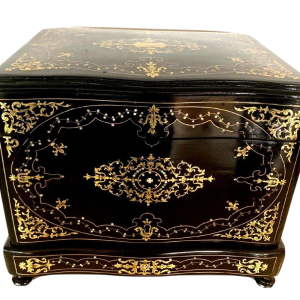 Complete Napoleon III Boulle marquetry liquor cabinet – Antique case