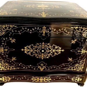 Complete Napoleon III Boulle marquetry liquor cabinet – Antique case