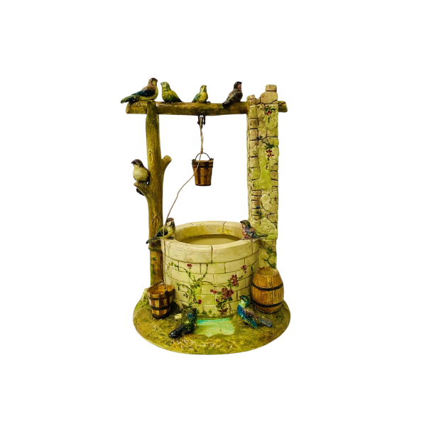 Delphin Massier pour Vallauris, important puits en faïence – XXᵉ siècle