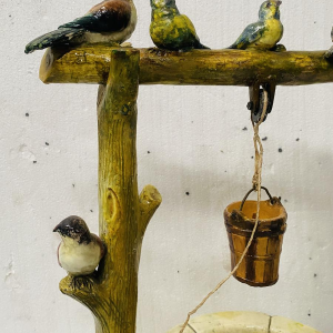 Delphin Massier voor Vallauris, belangrijke aardewerken put – 20e eeuw