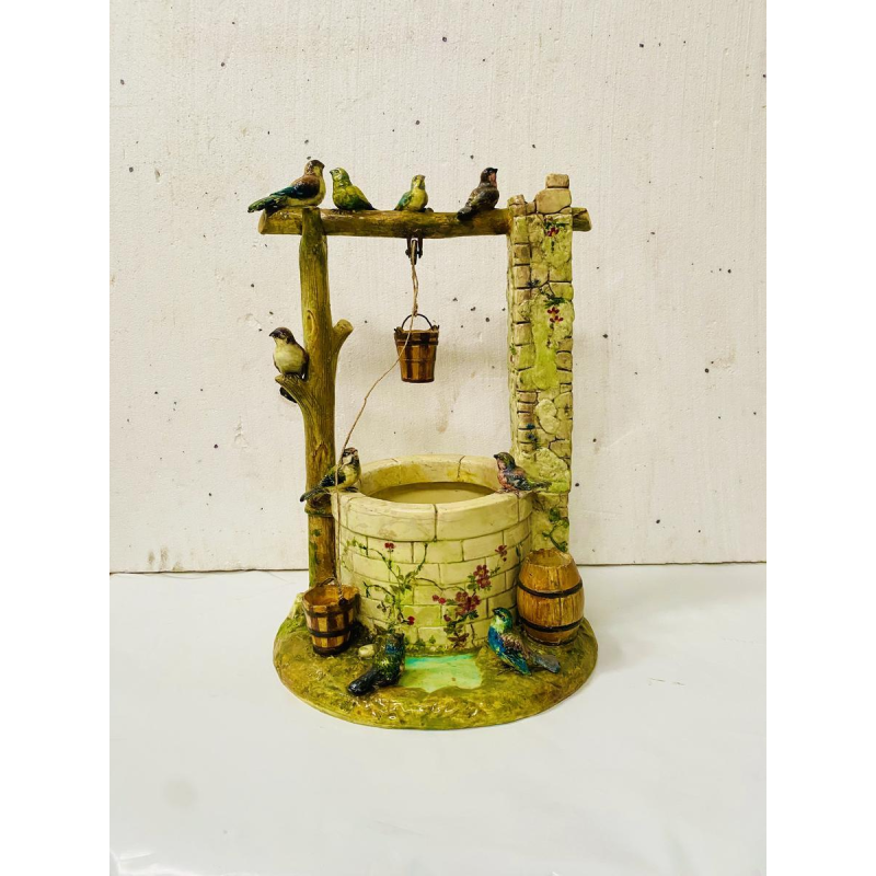 Delphin Massier pour Vallauris, important puits en faïence – XXᵉ siècle