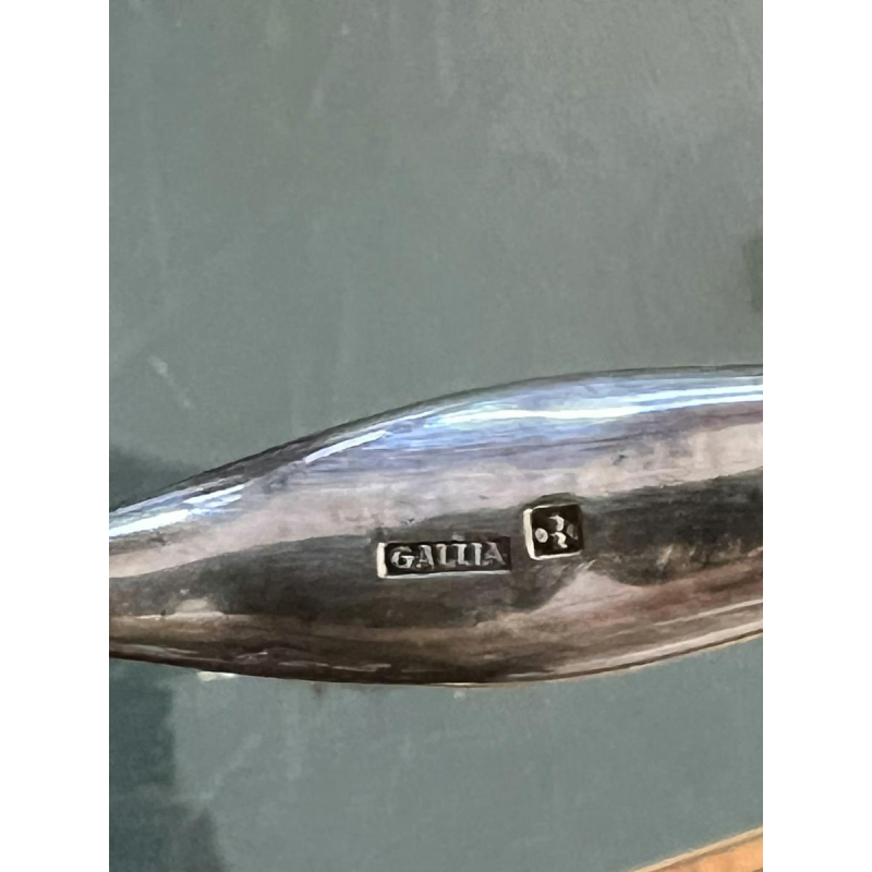 Christian FJERDINGSTAD for CHRISTOFLE GALLIA, Art Deco Swan gravy boat, silver-plated metal, circa 1930