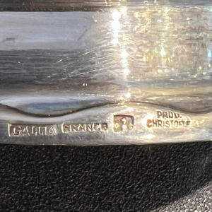 Christian FJERDINGSTAD for CHRISTOFLE GALLIA, Art Deco Swan gravy boat, silver-plated metal, circa 1930