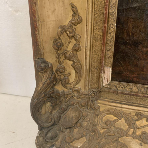 École hollandaise « Paysage animé, berger et troupeau » huile sur toile, XIXᵉ siècle