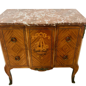 Commode with central projection in the transitional Louis XV/Louis XVI style – early 20th century