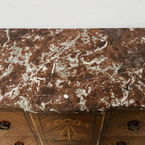 Commode with central projection in the transitional Louis XV/Louis XVI style – early 20th century