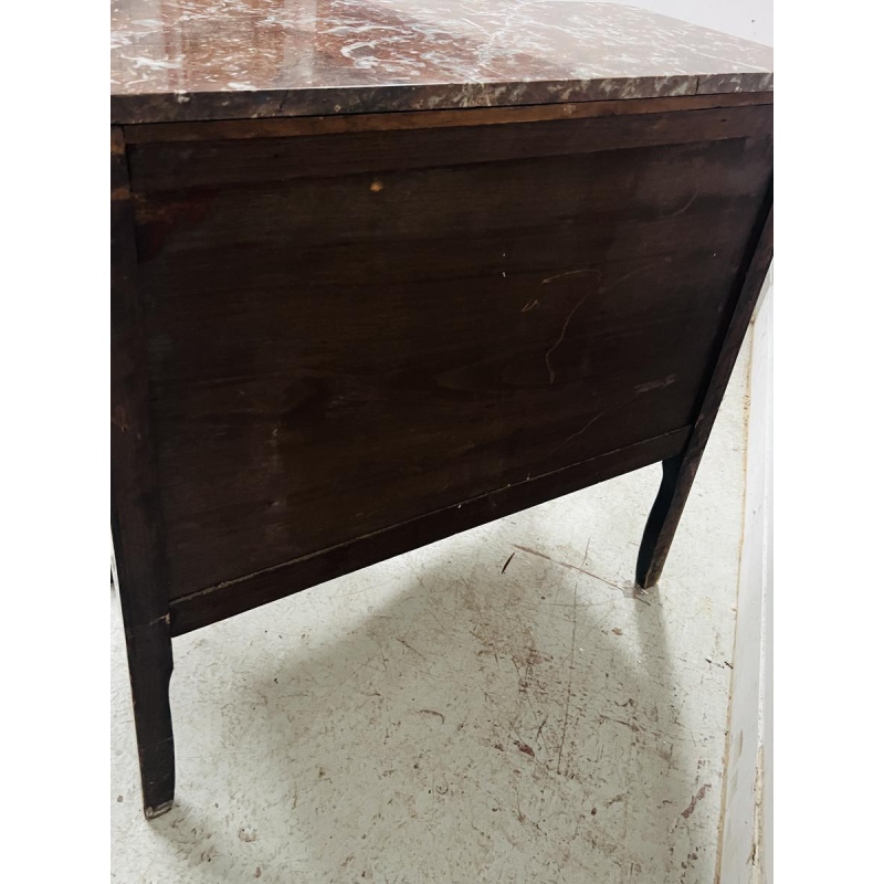 Commode à ressaut central de style transition Louis XV / Louis XVI – début du XXᵉ siècle