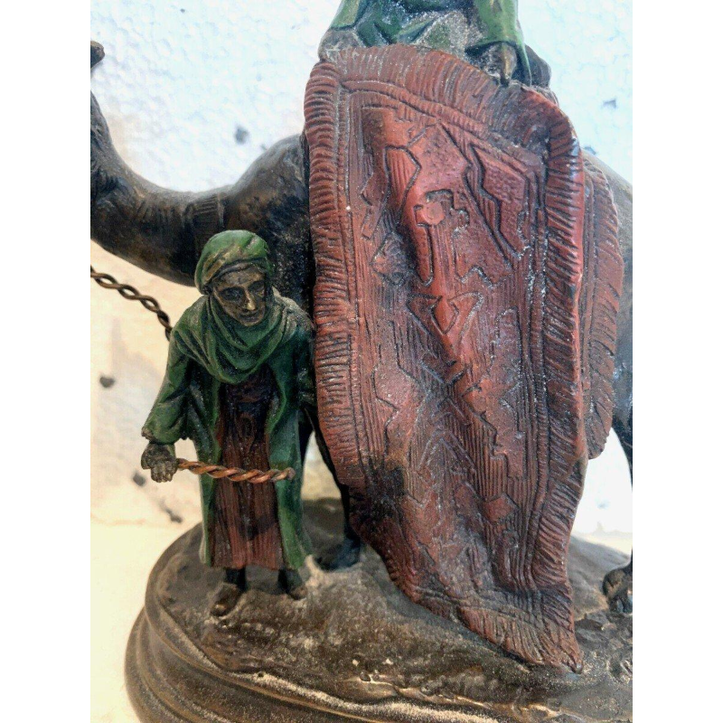 Carl Kauba – sculpture groupe orientaliste en bronze patiné – XXᵉ siècle