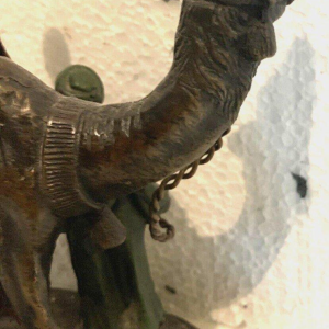 Carl Kauba – Orientalist group sculpture in patinated bronze – 20th century