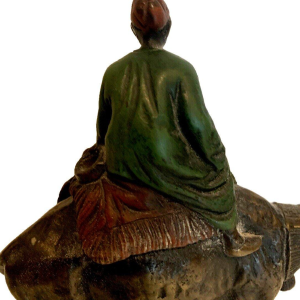 Carl Kauba – Orientalist group sculpture in patinated bronze – 20th century