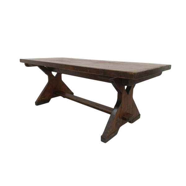 Monastery table in solid fir – 20th century
