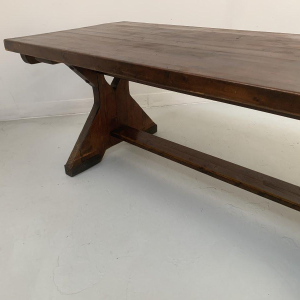 Table de monastère en sapin massif – XXᵉ siècle