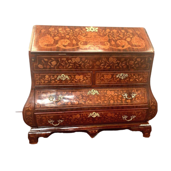 Commode scriban en marqueterie hollandaise – XVIIIᵉ siècle