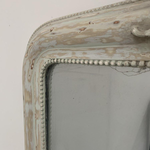 Louis XV style mirror in wood and patinated stucco – 19th century
