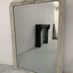 Louis XV style mirror in wood and patinated stucco – 19th century