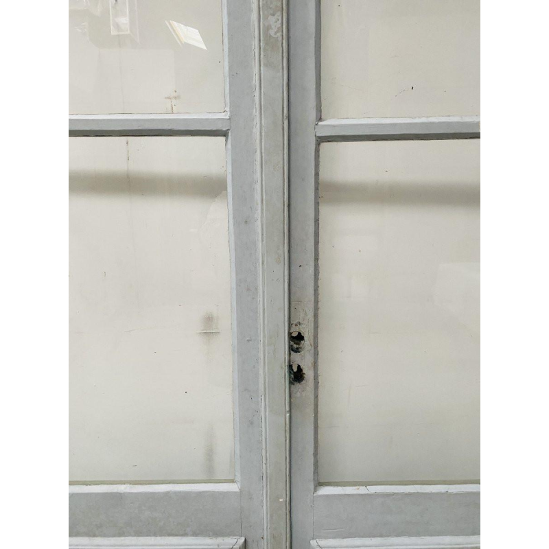 Double doorway in patinated wood – 19th century