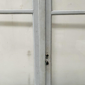Double porte de passage en bois patiné – XIXᵉ siècle
