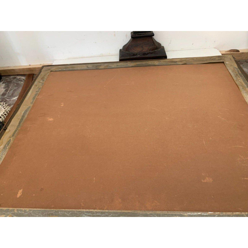 Gouache encadrée « Paysage de montagne » – XXᵉ siècle