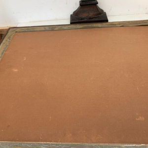 Framed gouache painting "Mountain Landscape" – 20th century