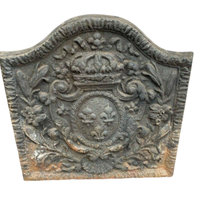 Cast iron fireplace backplate – 19th century