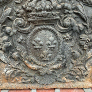 Cast iron fireplace backplate – 19th century
