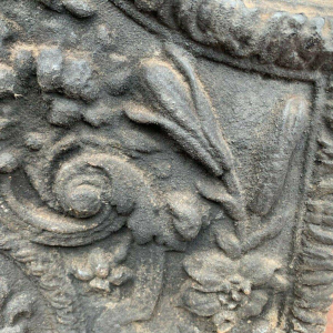 Cast iron fireplace backplate – 19th century