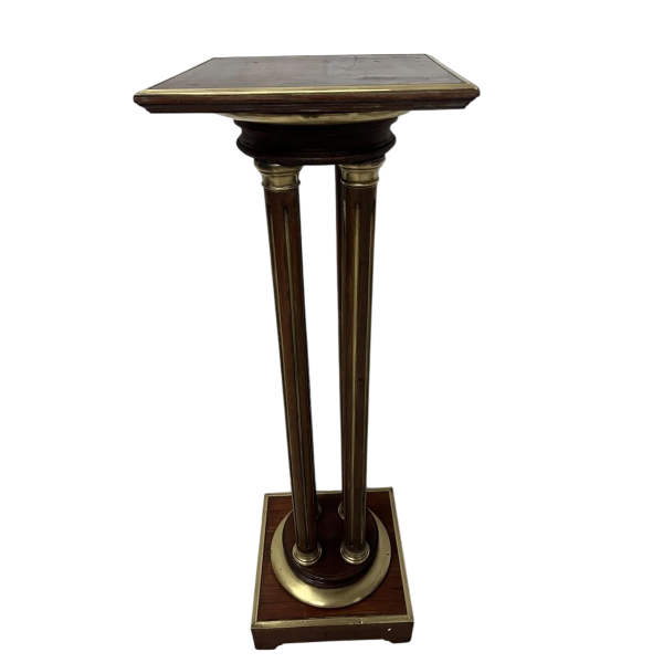 Napoleon III mahogany display column – 20th century