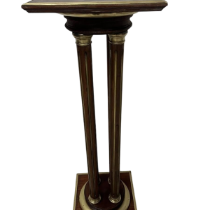 Napoleon III mahogany display column – 20th century