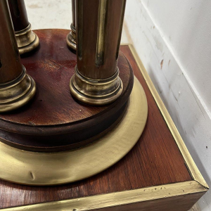 Napoleon III mahogany display column – 20th century