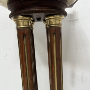 Napoleon III mahoniehouten vitrinezuil – 20e eeuw