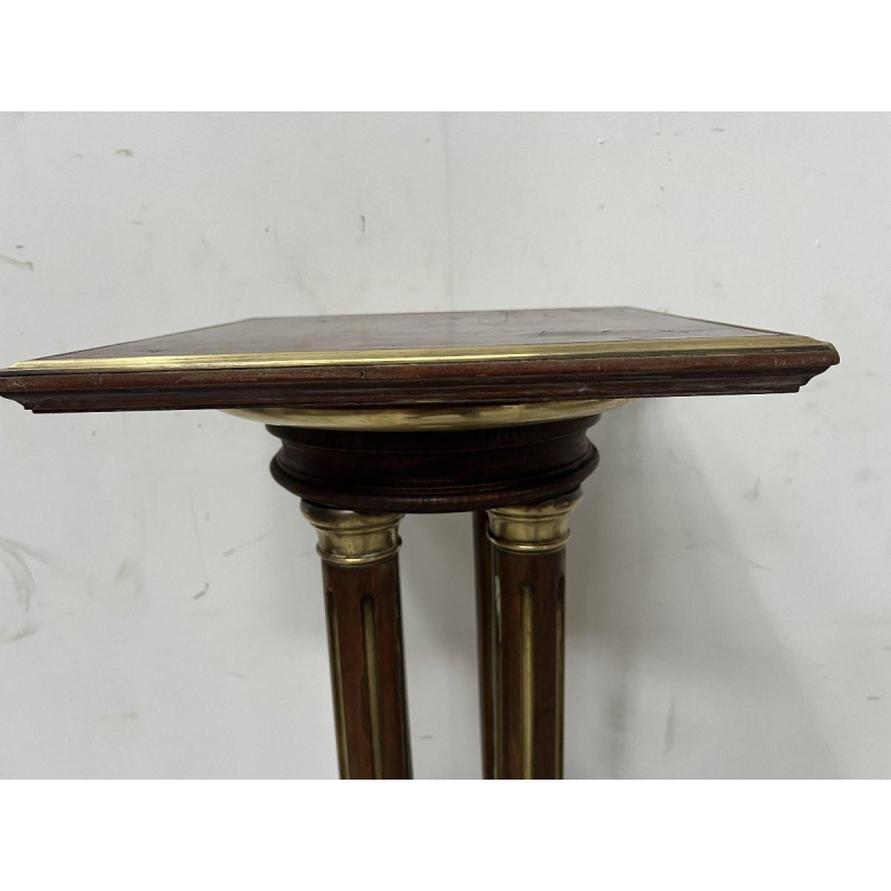 Napoleon III mahogany display column – 20th century