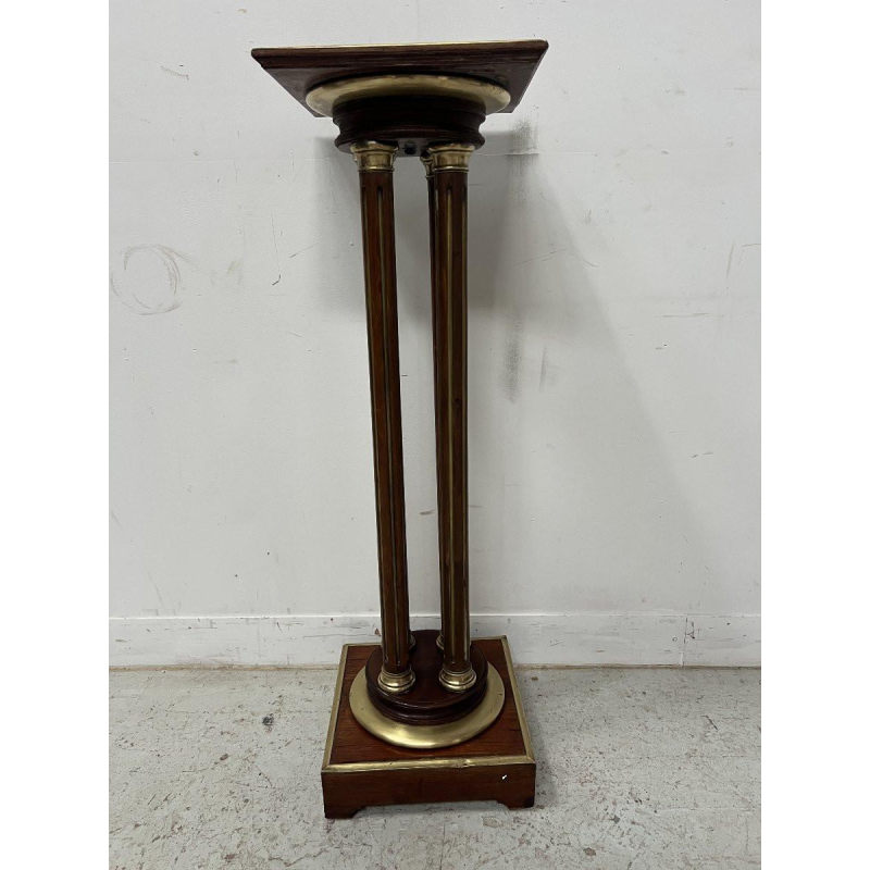 Colonne de présentation Napoléon III en acajou – XXᵉ siècle