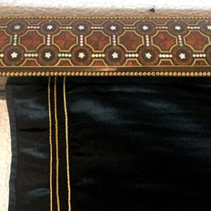 Napoleon III marquetry roller fireplace screen – 19th century
