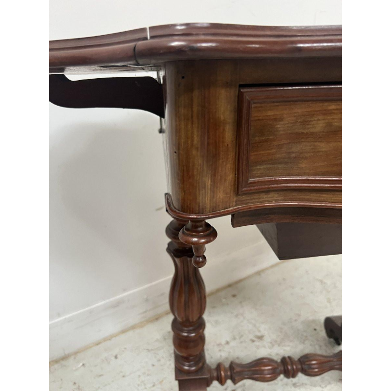 Napoleonic era mahogany and veneer work table, 19th century