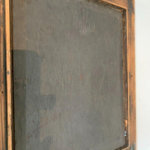 Olieverf op eikenhouten paneel "Levendig landschap" – 19e eeuw