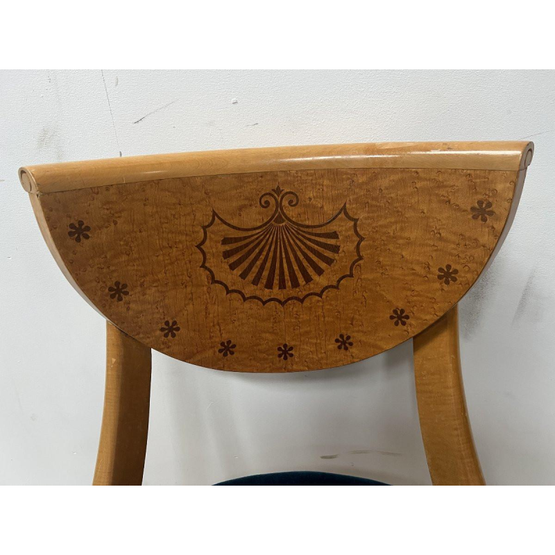 Set van vier esdoornhouten stoelen in Charles X-stijl – 20e eeuw