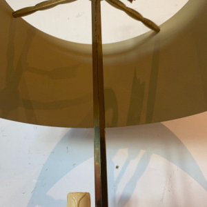 Lampe bouillotte en bronze et tôle patinée – XXᵉ siècle