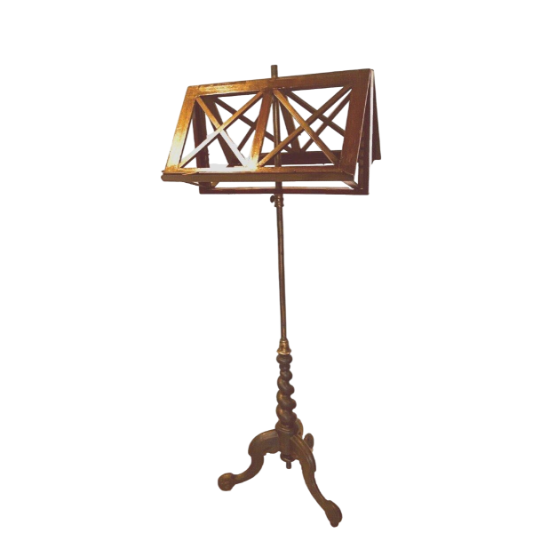 Mahoniehouten lessenaar met driepootvoet uit de tijd van Napoleon III – 19e eeuw