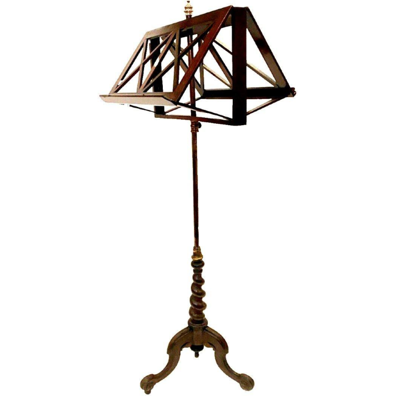 Napoleon III mahogany lectern with tripod base – 19th century