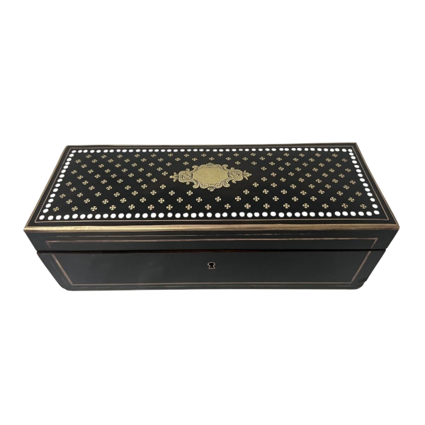 Marquetry glove box in the style of Queen Napoleon III – 19th century