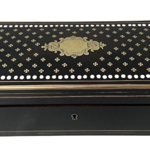 Marquetry glove box in the style of Queen Napoleon III – 19th century