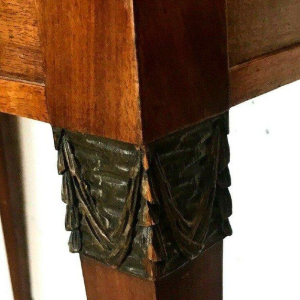 Console à fond de miroir en acajou d'époque Empire – XIXᵉ siècle