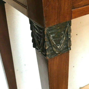 Console à fond de miroir en acajou d'époque Empire – XIXᵉ siècle