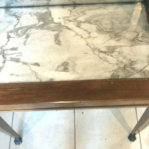 Console à fond de miroir en acajou d'époque Empire – XIXᵉ siècle