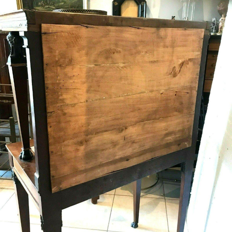 Console à fond de miroir en acajou d'époque Empire – XIXᵉ siècle