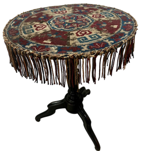 Guéridon basculant Napoléon III en bois noirci – XIXᵉ siècle